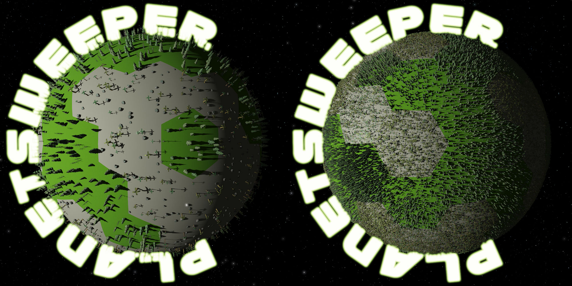 Experimenting with instancing in PlanetSweeper